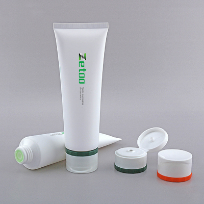 70ml - 180ml Squeeze Tube Containers White Empty Lotion Tube With Double Layer Flip Top Caps