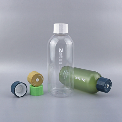 250ml / 300ml Plastic Cosmetic Bottle Customized Beauty Product Bottle With 40mm Diameter Cap