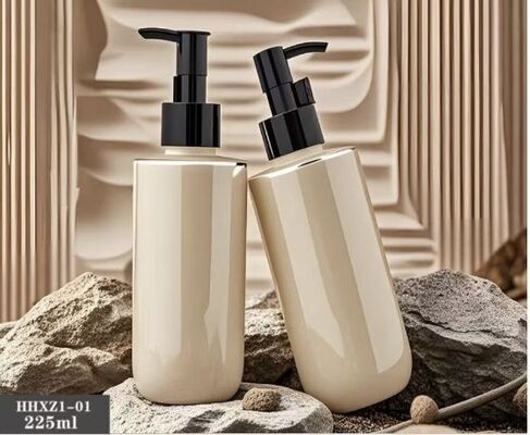 Customized Plastic Bottles 225ml PET Bottle With Pump