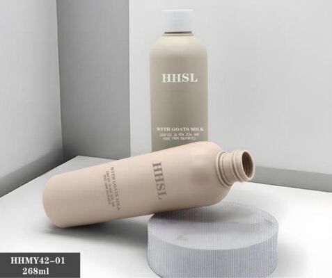 Harga bagus Botol Sampo Mewah Plastik Disesuaikan Botol PE 268ml Dengan Tutup Sekrup on line
