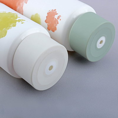 Matt Empty Cosmetic Tube 45mm Diameter Body Lotion Tubes With Center Dispensing Caps