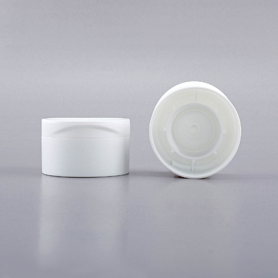 40mm Diameter Skincare Tube Packaging Round Lotion Tube Packaging White With Matt Flip Top Caps
