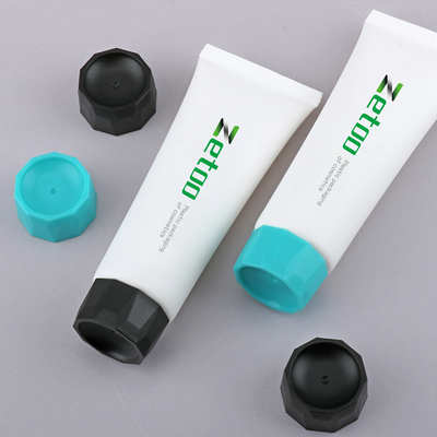 White Hand Cream Tube Packaging 30mm Diameter Refillable Cream Tubes Customized