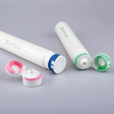 35ml - 110ml Tooth Paste Tubes White Empty Toothpaste Tubes With Rabbit Teeth Flip Top Caps