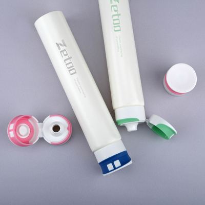 35ml - 110ml Tooth Paste Tubes White Empty Toothpaste Tubes With Rabbit Teeth Flip Top Caps