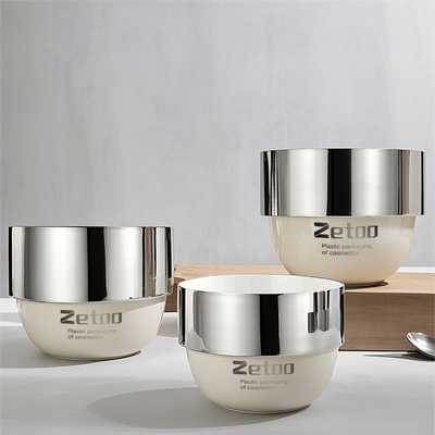 PP Cosmetic Cream Jars 75ml / 200ml Plastic Container For Cream