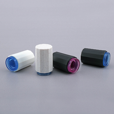 White Essential Oil Tube Packaging 10ml - 30ml Eye Cream Tube With Two Color Matt Screw Caps