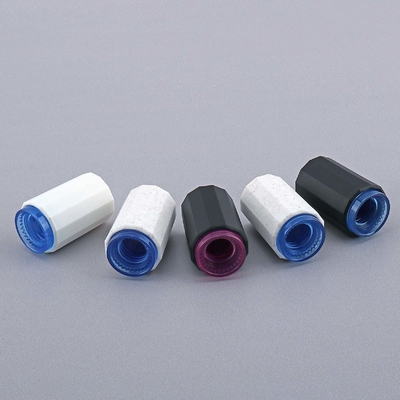 White Essential Oil Tube Packaging 10ml - 30ml Eye Cream Tube With Two Color Matt Screw Caps