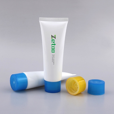 35ml - 110ml Hand Cream Tube Packaging Customized Hand Sanitizer Tube With Matt Center Dispensing Caps