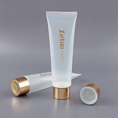 35ml - 110ml Hand Cream Tube Packaging Customized Hand Sanitizer Tube With Matt Center Dispensing Caps
