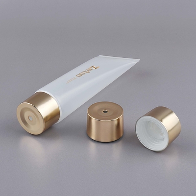 35ml - 110ml Hand Cream Tube Packaging Customized Hand Sanitizer Tube With Matt Center Dispensing Caps