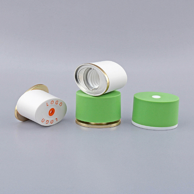 Oval Face Mask Tube 40mm Diameter Empty Cream Tube With Center Dispensing Caps