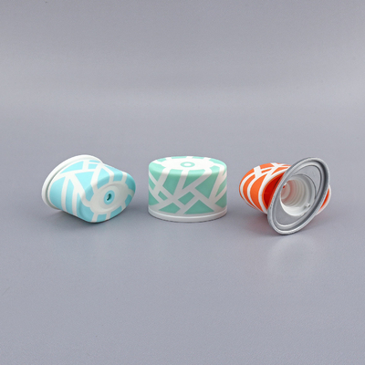 White Sunscreen Tube Packaging 50ml / 100ml Oval Cosmetic Tube With Center Dispensing Cap