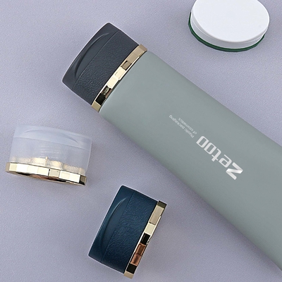 70ml - 180ml Sunscreen Tubes Plastic Packaging Tubes Gray / White With Flip Top Caps