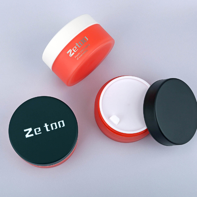 Customized Colored Cosmetic Jars 100ml Skin Care Cream Jar Round With Customized LOGO Cap