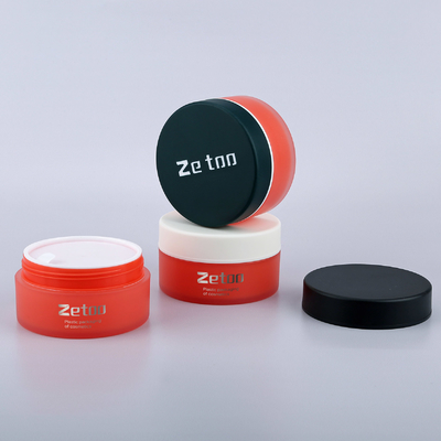 Customized Colored Cosmetic Jars 100ml Skin Care Cream Jar Round With Customized LOGO Cap