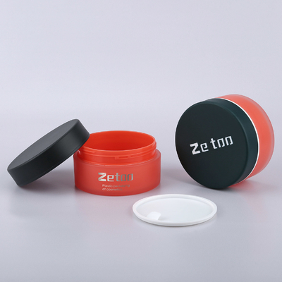 Customized Colored Cosmetic Jars 100ml Skin Care Cream Jar Round With Customized LOGO Cap