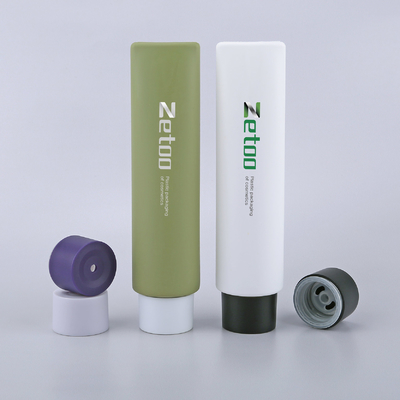 120ml Plastic Cosmetic Bottle Soft Touch Plastic Cream Bottle Customized With 35mm Diameter Cap