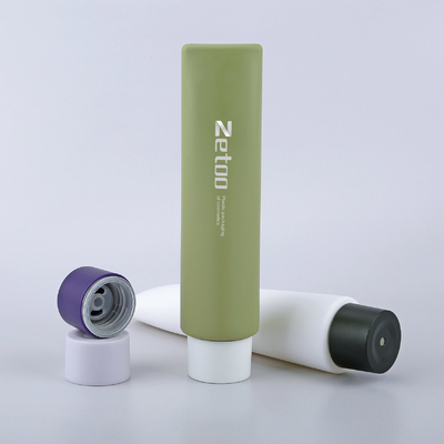 120ml Plastic Cosmetic Bottle Soft Touch Plastic Cream Bottle Customized With 35mm Diameter Cap
