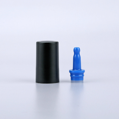 Round Essential Oil Tube Packaging White Plastic Tube Containers 10ml - 25ml With Matt Drip Caps