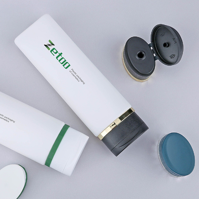120ml Custom Printed Cosmetic Bottles Oval Plastic Bottles For Cosmetics