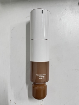 Round Refillable Cream Tube Customized Hand Lotion Tubes With Cylinder Screw Caps