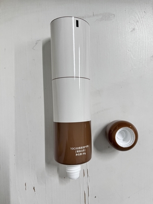 Round Refillable Cream Tube Customized Hand Lotion Tubes With Cylinder Screw Caps