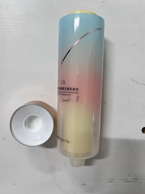 130ml - 250ml Cosmetic Tube Packaging Customized Empty Cosmetic Tubes With Golden Screw Cap