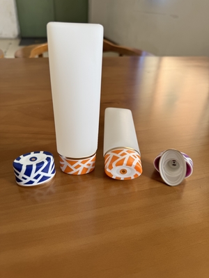 Customized Small Sunscreen Tube 120ml Cosmetic Dispensing Tubes White
