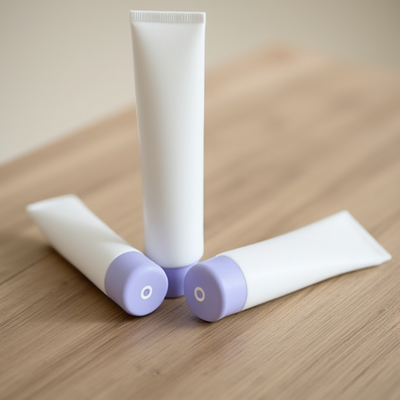 35mm Diameter Skincare Tube Packaging 75ml - 110ml Cosmetic Cream Tube With Center Dispensing Caps