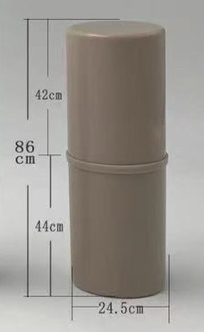 White / Green Empty Lip Balm Container 15g Plastic Lip Gloss Tube