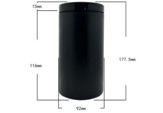 500ml PP Cosmetic Jar Customized Body Cream Jar with Srew Cap