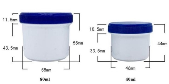 40/80ml PP Cosmetic Jar Customized Face Cream Jar