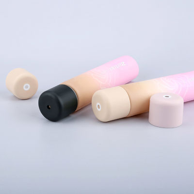 35mm Diameter Skincare Tube Packaging 75ml - 110ml Cosmetic Cream Tube With Center Dispensing Caps