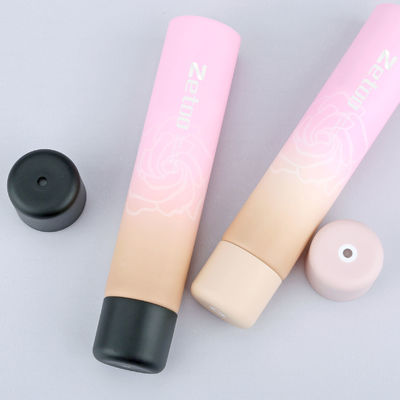 35mm Diameter Skincare Tube Packaging 75ml - 110ml Cosmetic Cream Tube With Center Dispensing Caps