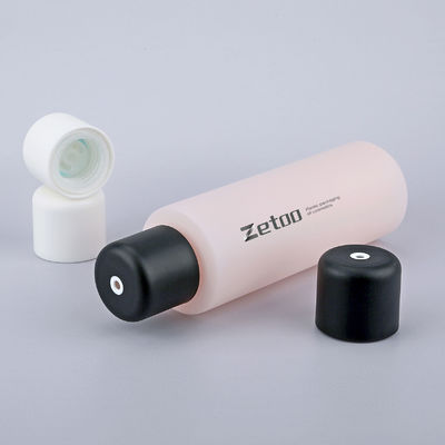 PE Custom Skincare Bottles 250ml - 500ml Custom Cosmetic Bottle With 40mm Diameter High Center Dispensing Cap
