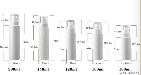 Customized Plastic Bottles 100ml-200ml PET Bottle With Pump
