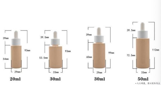 Customized Plastic Bottles 20/30/50ml PET Bottle With Dropper