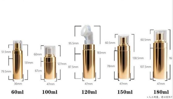 Customized Plastic Bottles 60-180ml PET Bottle With Pump