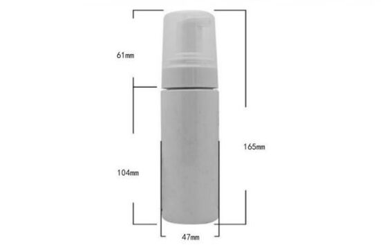 Customized Plastic Cleanser Bottles 120ml PET Bottle with Foam Pump