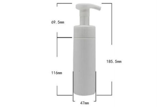 Customized Plastic Cleanser Bottles 150ml PET Bottle with Foam Pump