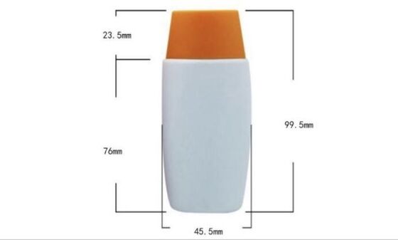 Customized Plastic Sunscreen Bottles 40ml PE Bottle