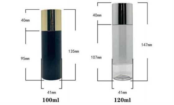 Customized Plastic Lotion Bottles 100/120ml PET Bottle with Cap
