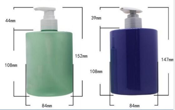 Customized Plastic Shampoo Bottles 500ml PET Pump Bottle