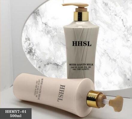 Customized Plastic Luxury Shampoo Bottles 500ml PET Bottle