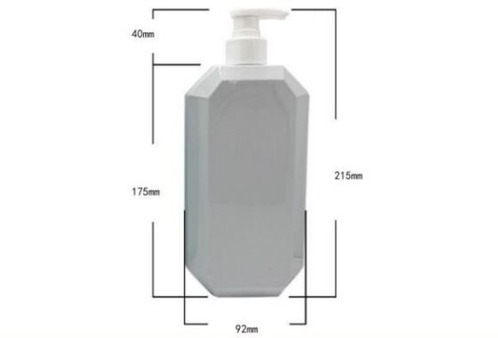 Customized Plastic Luxury Shampoo Bottles 500ml PET Bottle