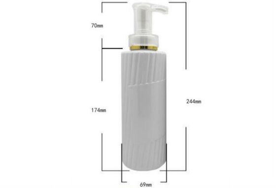 Customized Plastic Luxury Shampoo Bottles 500ml PET Bottle