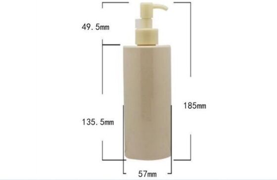 Customized Plastic Luxury Shampoo Bottles 300ml PET Bottle
