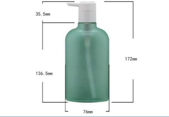 Customized Plastic Luxury Shampoo Bottles 300ml PET Bottle