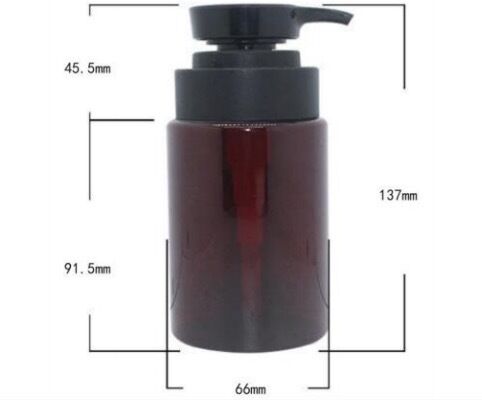 Customized Plastic Luxury Shampoo Bottles 300ml PET Bottle